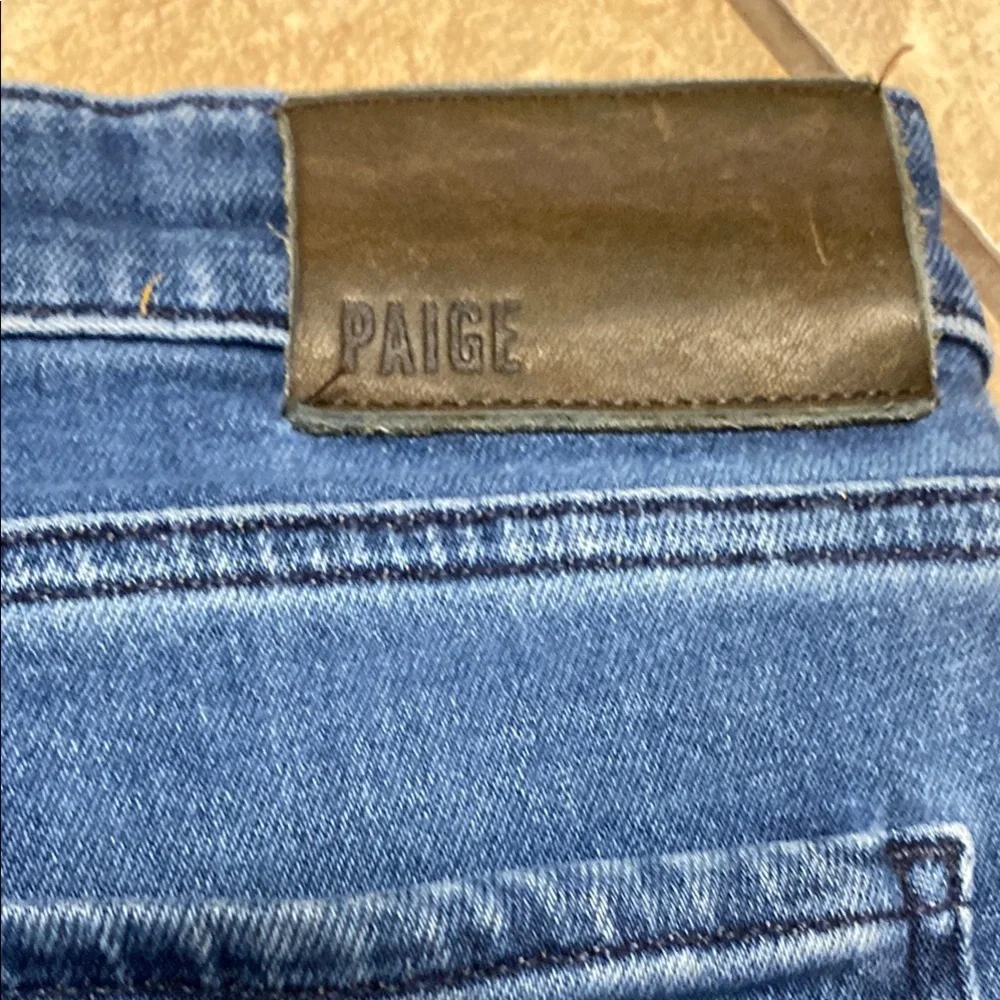 PAIGE Blue Slim Fit Size 36 Straight Leg Jeans Versatile Everyday Wear Denim